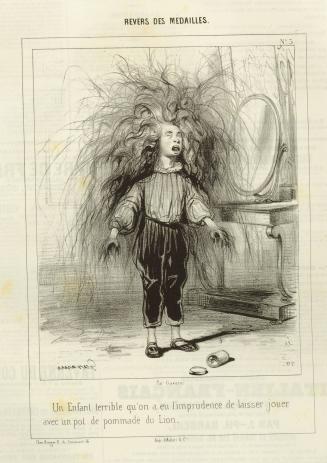 Un Enfant terrible... (An unruly child...), from the series Revers des Médailles