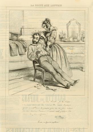 J'ai ta lettre cherie, o mon Ernest... (I have your dear letter, oh my Ernest...), from the series La Boîte Aux Lettres