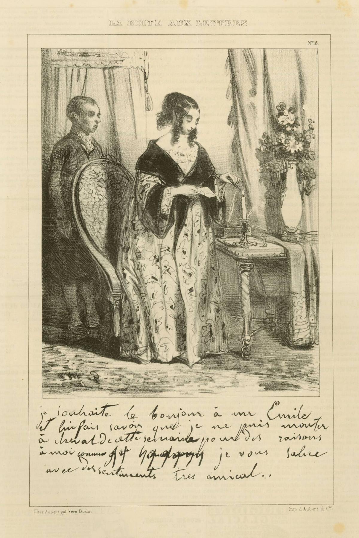 Je Souhaite le Bonheur a Mr Emile..., from the series La Boîte aux lettres