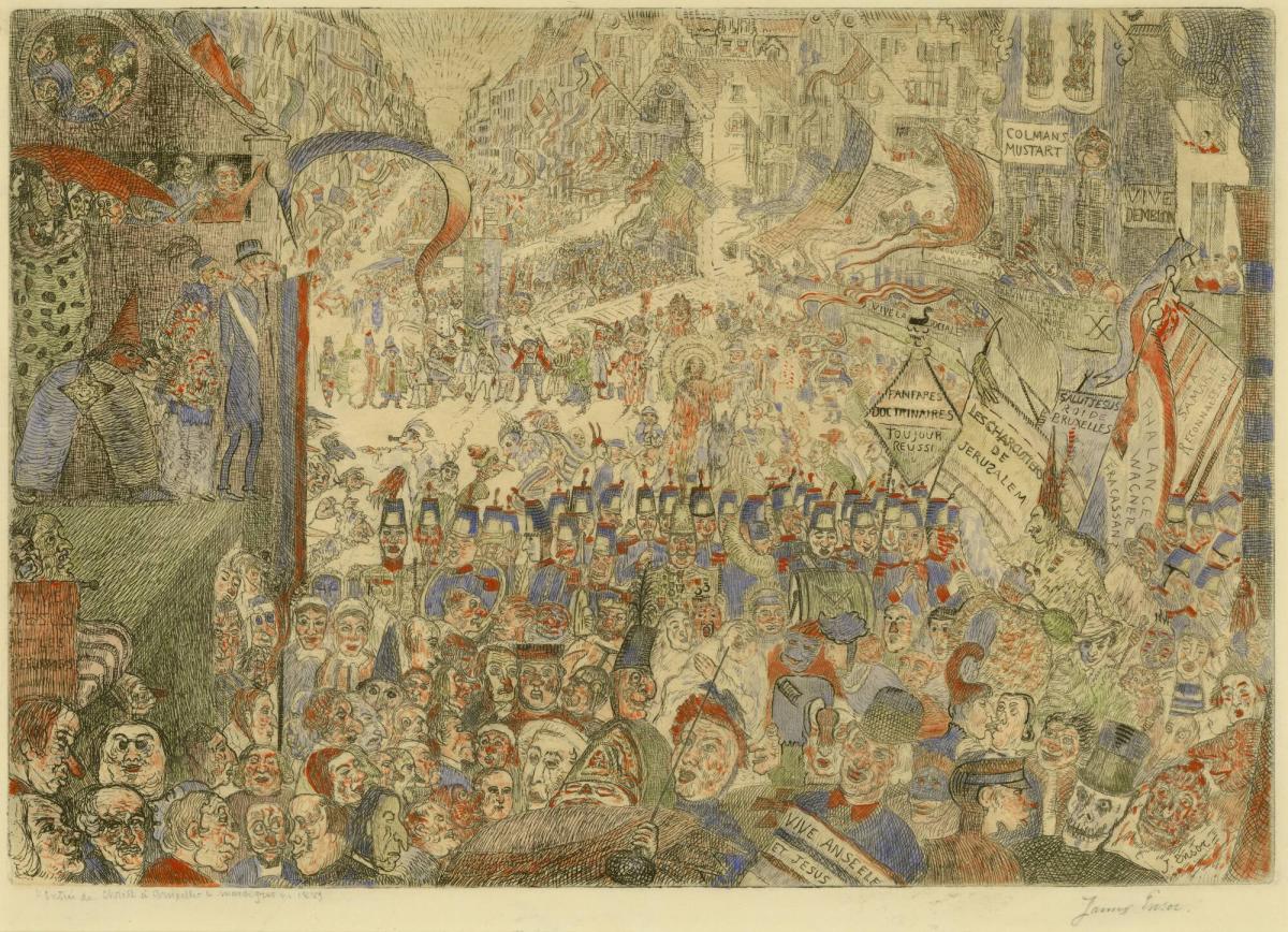 L'Entrée du Christ à Bruxelles le Mardi Gras en 1889